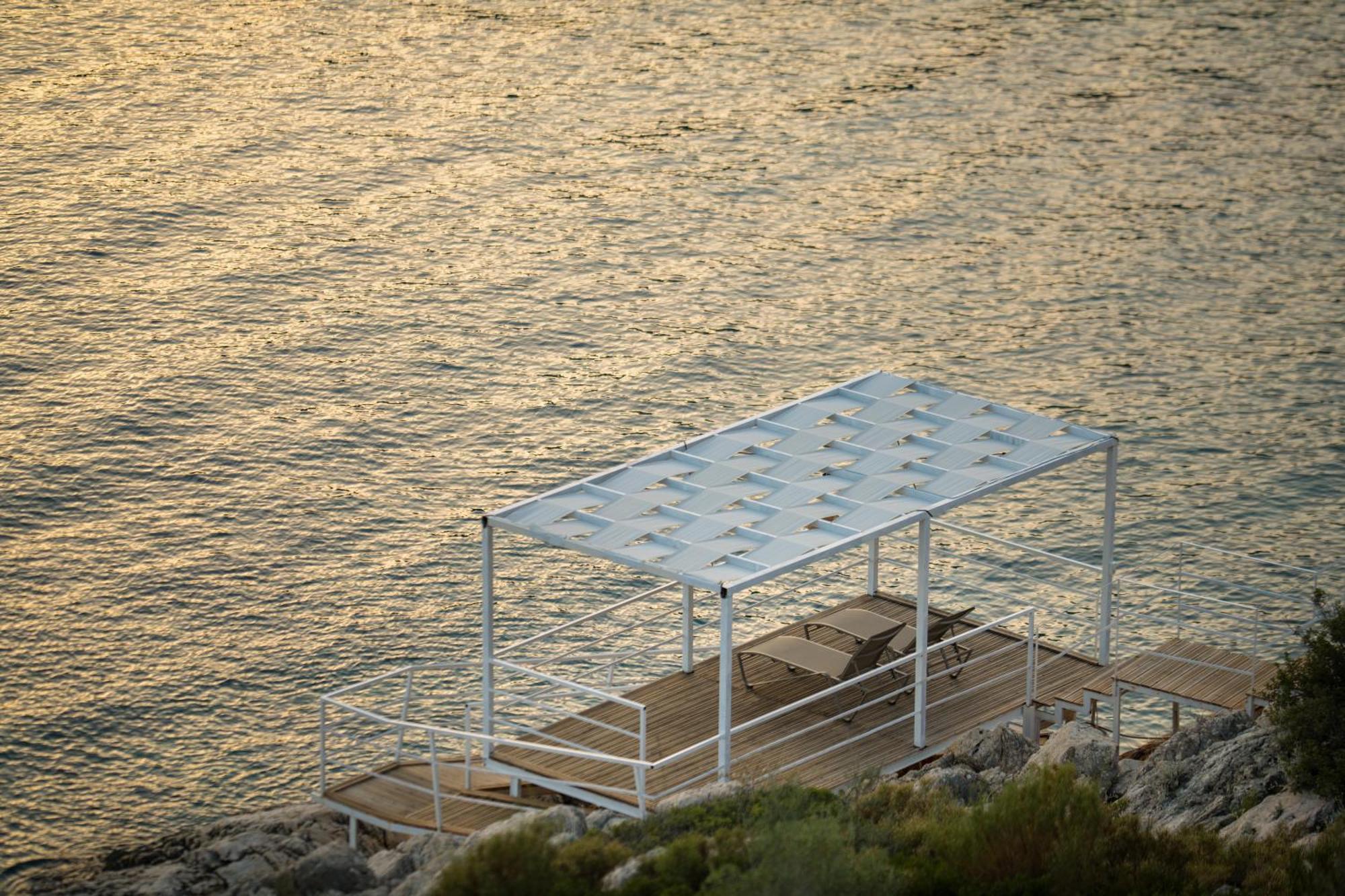 Beachfront White Villa With Private Swimming Pool Kalkan Exterior photo